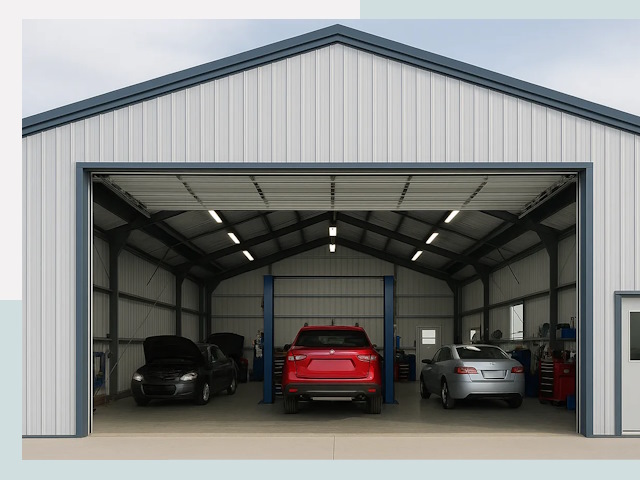 Ангары из сэндвич панелей от 638 руб. в Краснотурьинск