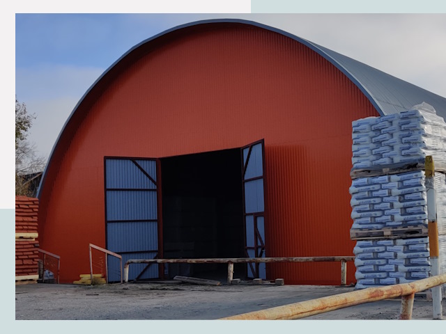 Полукруглые ангары по цене от 638 руб. в Краснотурьинск