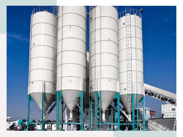 Строительство цементных силосов в Краснотурьинске