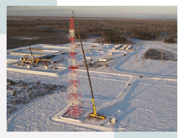 Мачты связи в Краснотурьинске