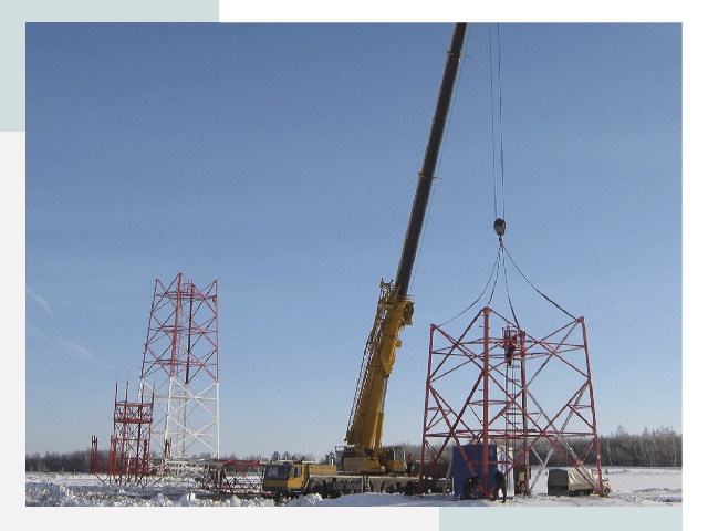 Монтаж вышек связи в Краснотурьинске