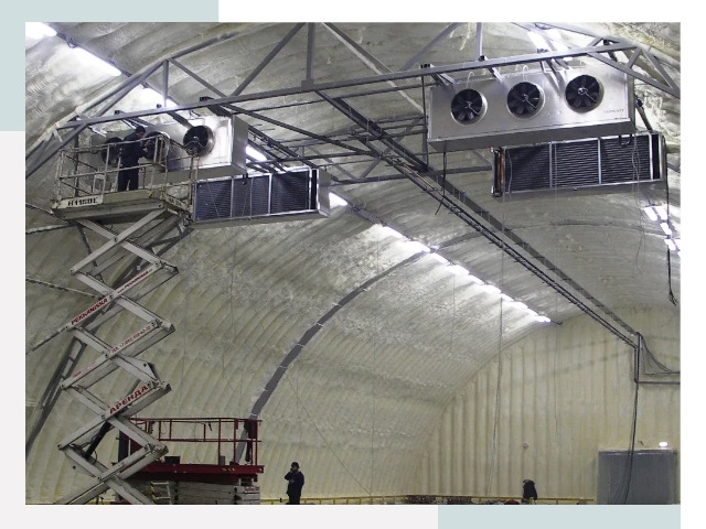 Оснащение ангаров в Краснотурьинске