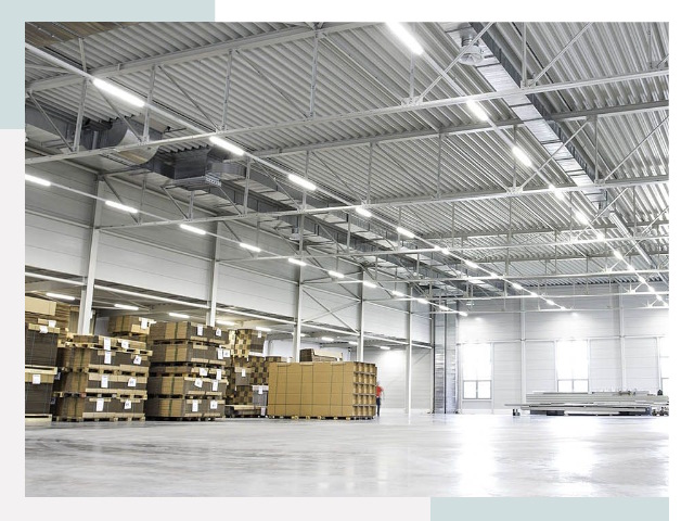 Освещение ангаров в Краснотурьинске