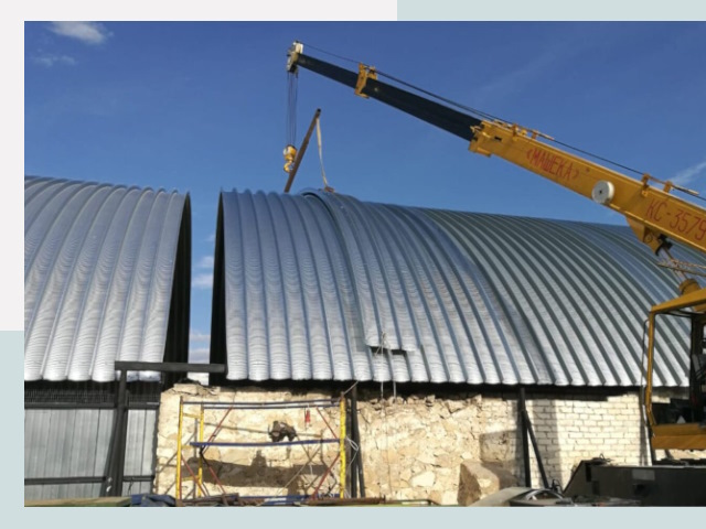 Реконструкция ангаров в Краснотурьинске от 638 руб.